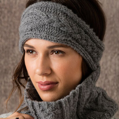 String Park City Cabled Headband & Cowl PDF