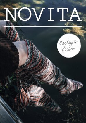 Geschoppte Nalle Taika Socken in Novita - Downloadable PDF