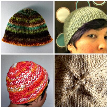 Top-Down Ribbed Beanie