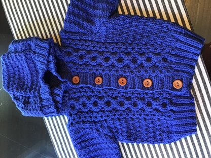 Hooded jacket for baby