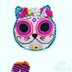 Frida Cat-Lo Sugar Skull Cat Cushion