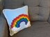 Rainbow Puff Throw Pillow