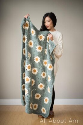 Daisy Stitch Co - Comfy Cotton Throw Crochet Pattern