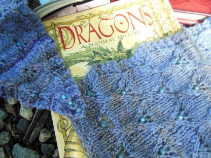 Beaded Dragon's Tail scarf