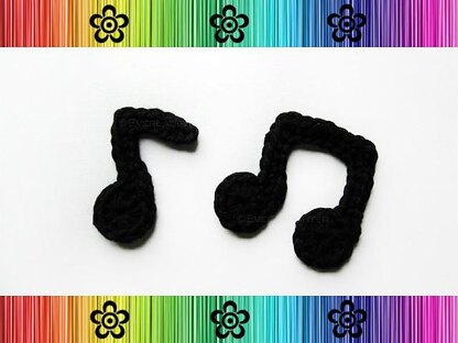 Musical Notes Applique