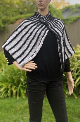 Striped cape