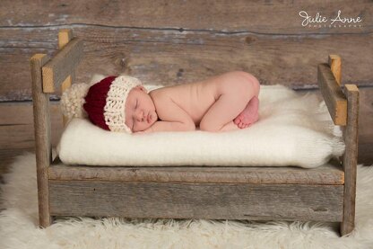 Santa Hat Pompom Christmas Baby Children Women