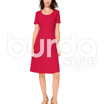 Burda Style Pattern B6496 Women's High Waist Dress