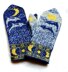 Sun Moon and Dolphins Mittens