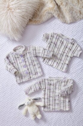 Tops & Cardigans knitted in King Cole Bumble Chunky - Babies - P6088 - Leaflet