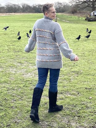 Colourful Braids Sweater