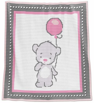 CROCHET Baby Blanket - Baby Bear