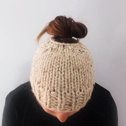 Messy Bun Hat Child Women