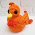 Ashley the Phoenix Scrubby Amigurumi