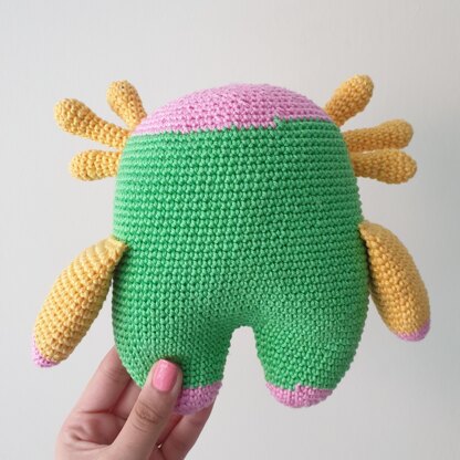 Barry Bubbles the Monster Amigurumi Pattern