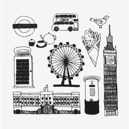 London in DMC - PAT0345 - Downloadable PDF