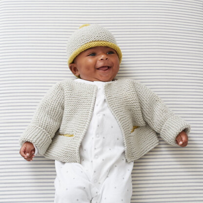 Garter Stitch Jacket and Hat