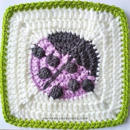 Ladybug Granny Square