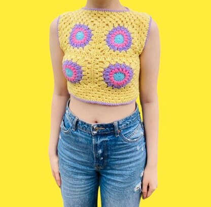 Sunny Crochet Crop Top