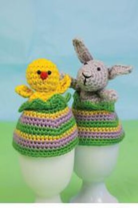 Bunny and Chick Egg Cozies