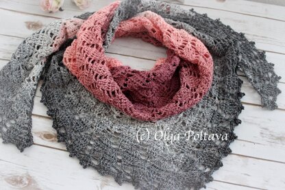 Lacy Leaves Shawl
