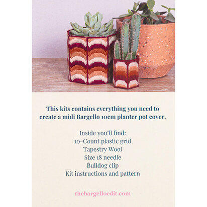 The Bargello Edit Midi Planter Kit