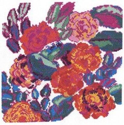 DMC The V&A - Rose Composition from Variations Cross Stitch Kit - 10x10.3in