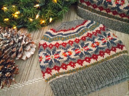 Christmas Hat & Cowl Set