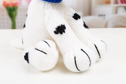 Dalmatian - Toy Dog Knitting Pattern in Deramores Studio DK Acrylic 