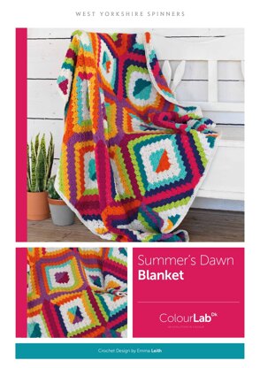Summer’s Dawn C2C Blanket in West Yorkshire Spinners ColourLab - Downloadable PDF
