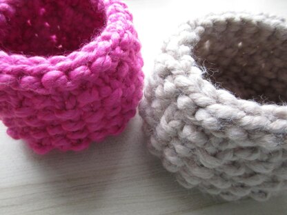 Quick Knit Basket