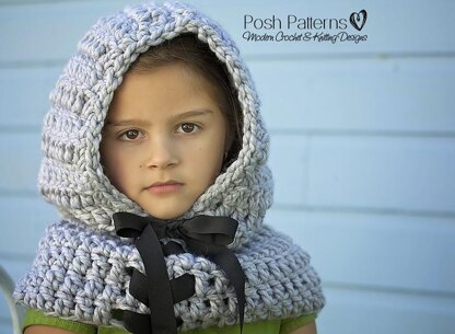 Hooded Cowl Crochet Pattern 389