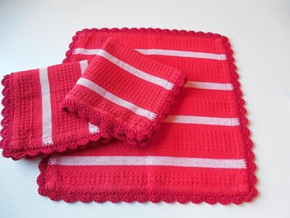 Crochet Edged Dish/Wash Cloths