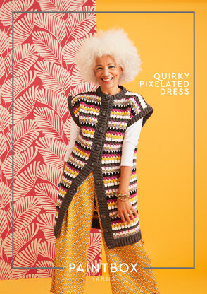 Paintbox Yarns Quirky Pixellate Dress PDF (Free)