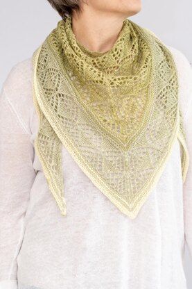 Diamond Fade Shawlette