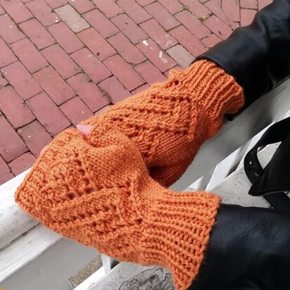 Sophisticate Fingerless Mitts