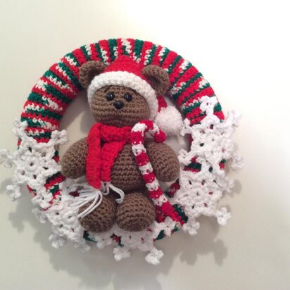Teddy Bear Christmas Wreath