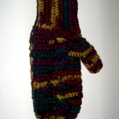 Child's Cable Mittens