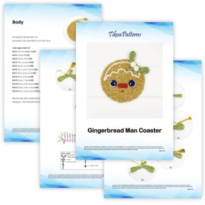 Gingerbread Man Coaster