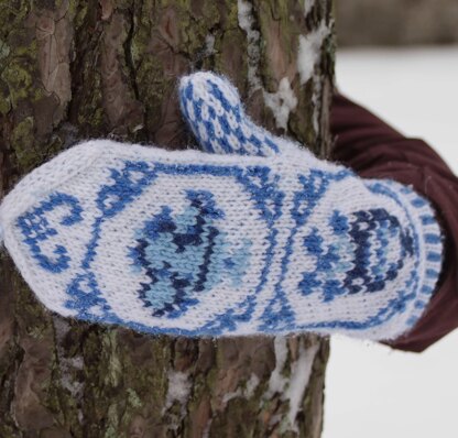 Delft mittens