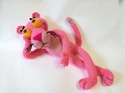 Knitted Pink Panther