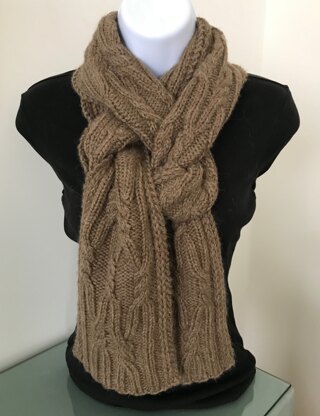 Brown Cardiff Scarf