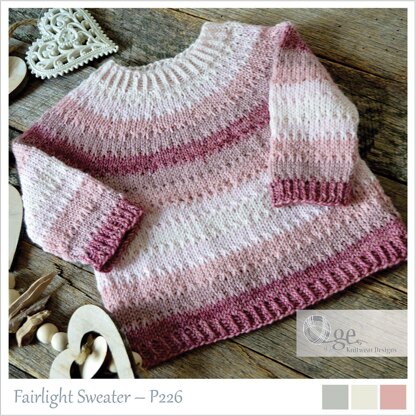 OGE Knitwear Designs P226 Fairlight Sweater PDF