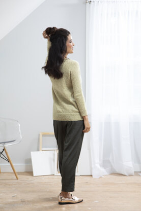 Women's Jumper Odile in Universal Yarn Odette - Downloadable PDF