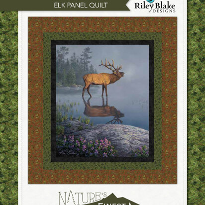 Riley Blake Elk Panel Quilt - Downloadable PDF