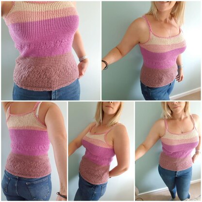 Knitted vest top