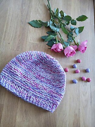 Garter Stitch Baby Beanie