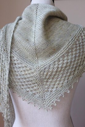 Ghost Gardens Shawlette