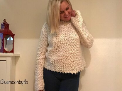 Crochet Cotton Tail Sweater