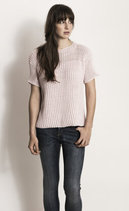 Ashby Tee in Blue Sky Fibers Skinny Cotton - 20161 PDF